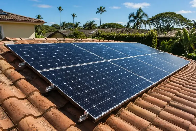 Installation de panneaux solaires à Saint-Michel-de-Rieufret